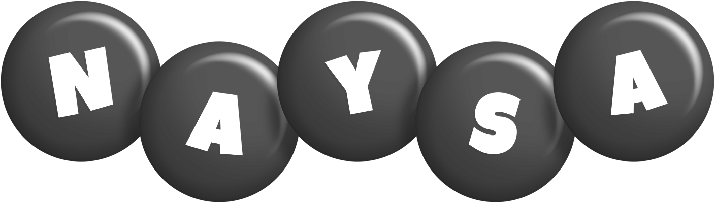 Naysa candy-black logo