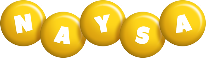 Naysa candy-yellow logo