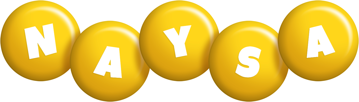 Naysa candy-yellow logo