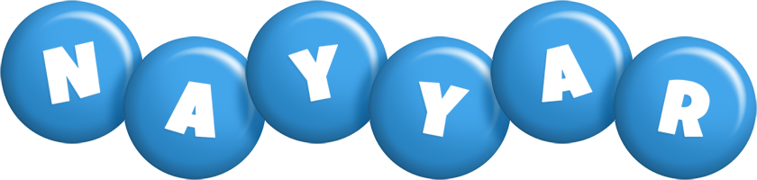 Nayyar candy-blue logo