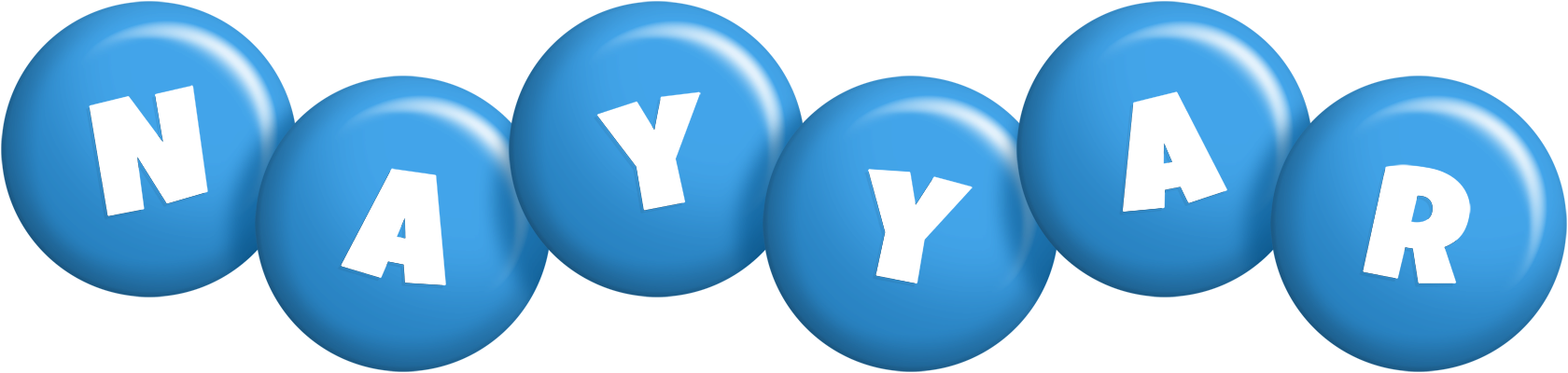 Nayyar candy-blue logo