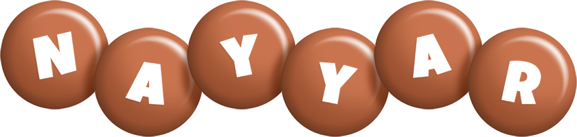 Nayyar candy-brown logo