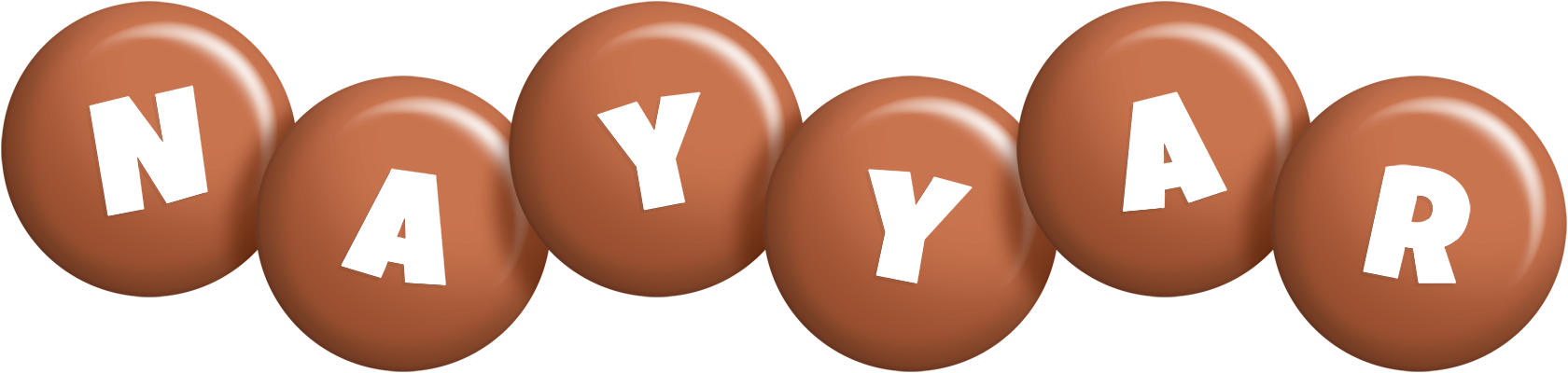 Nayyar candy-brown logo