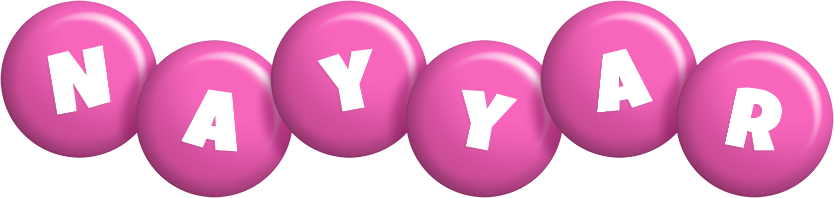 Nayyar candy-pink logo