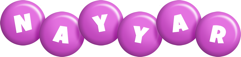 Nayyar candy-purple logo