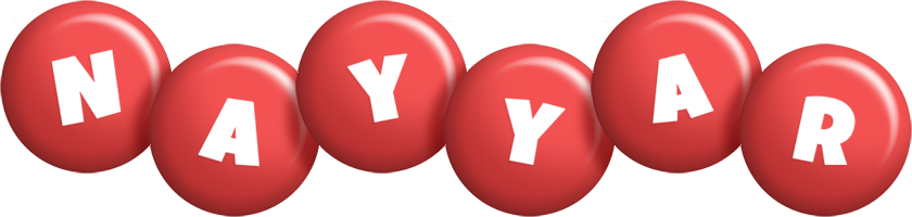 Nayyar candy-red logo
