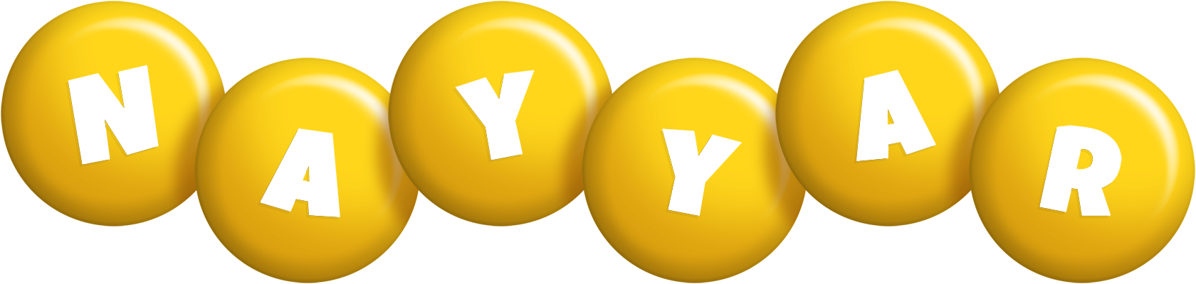 Nayyar candy-yellow logo
