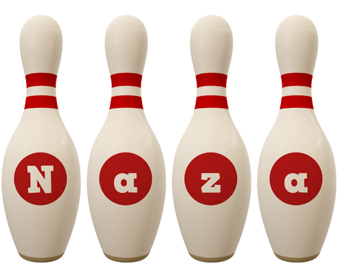Naza bowling-pin logo