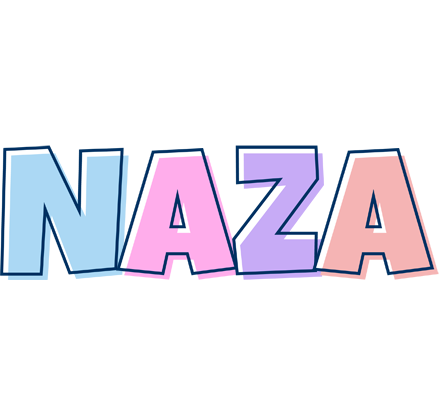 Naza pastel logo