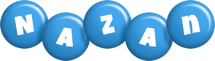 Nazan candy-blue logo