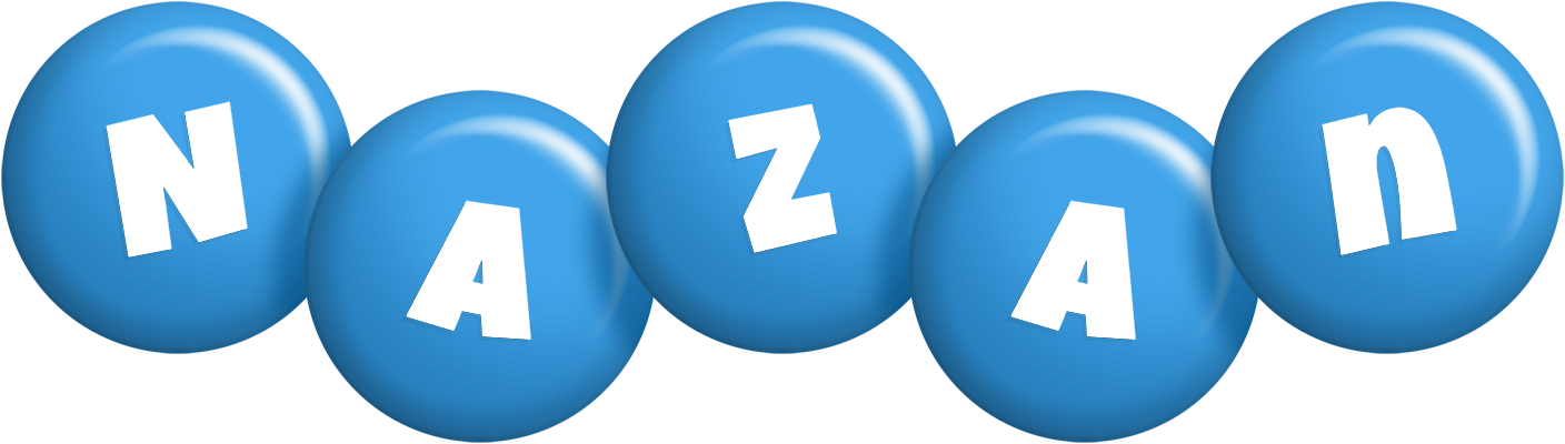 Nazan candy-blue logo