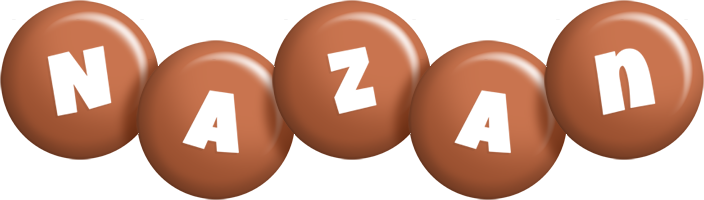 Nazan candy-brown logo