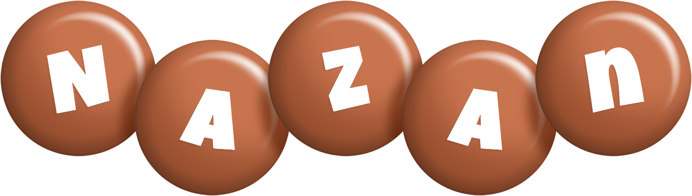 Nazan candy-brown logo