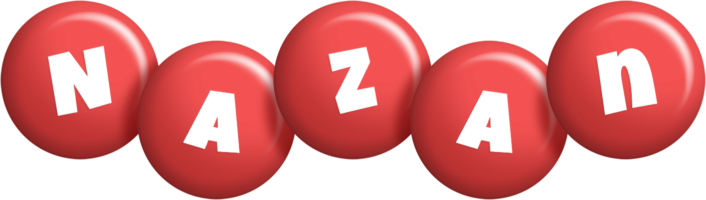 Nazan candy-red logo