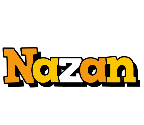Nazan cartoon logo