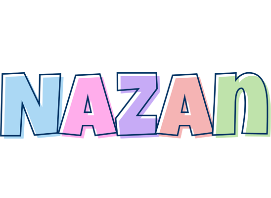 Nazan pastel logo