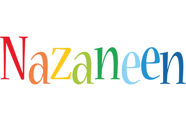 Nazaneen birthday logo