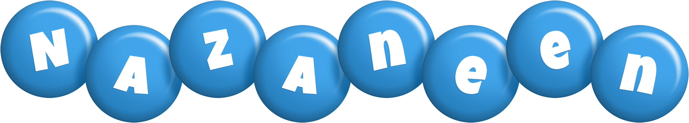 Nazaneen candy-blue logo