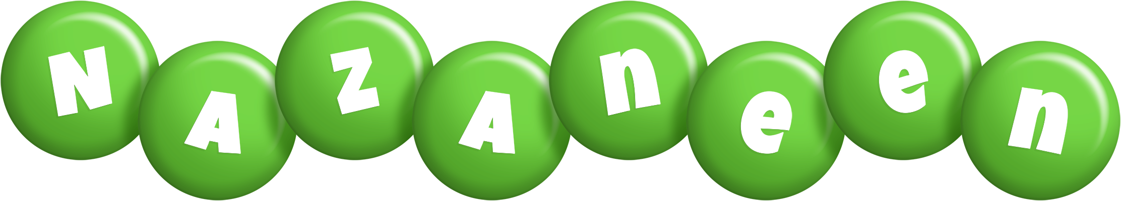 Nazaneen candy-green logo