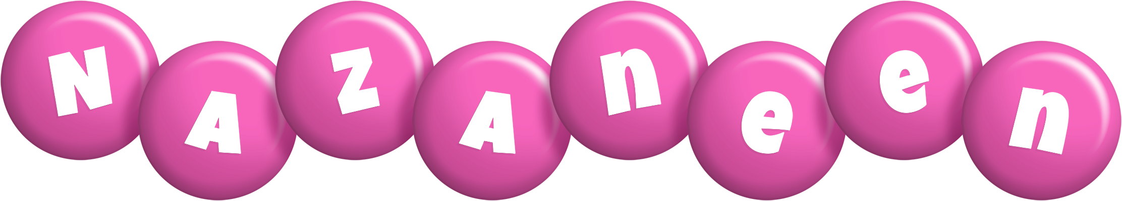 Nazaneen candy-pink logo