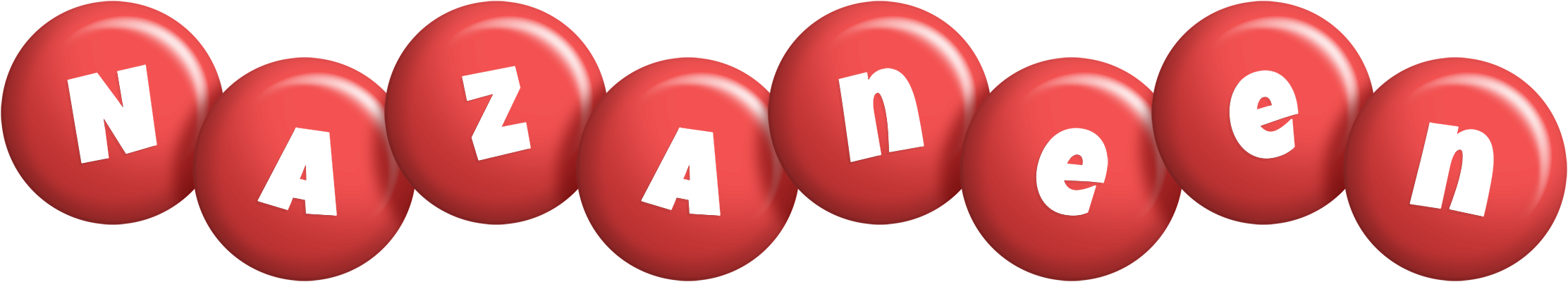 Nazaneen candy-red logo