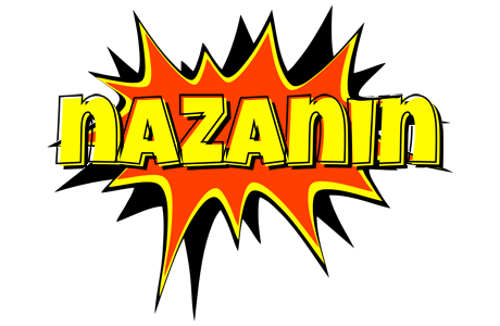 Nazanin bazinga logo