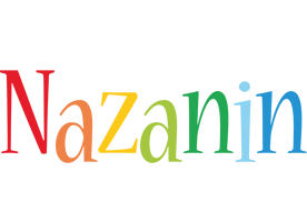 Nazanin birthday logo
