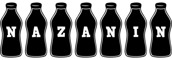Nazanin bottle logo