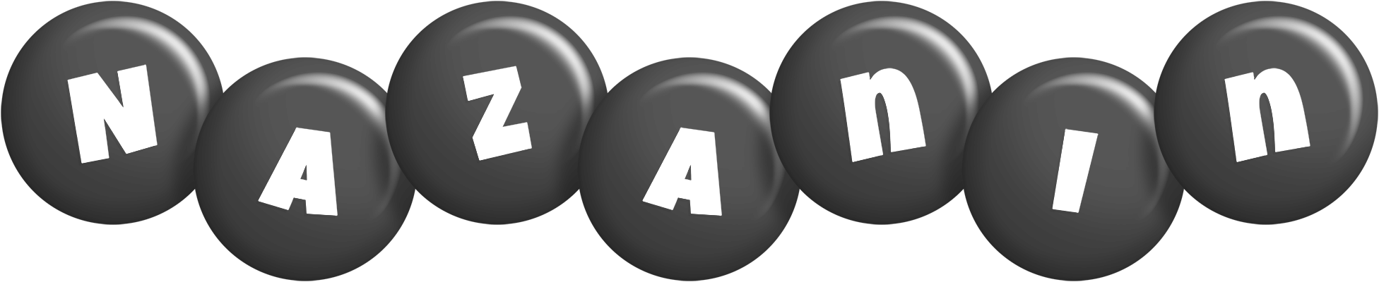 Nazanin candy-black logo