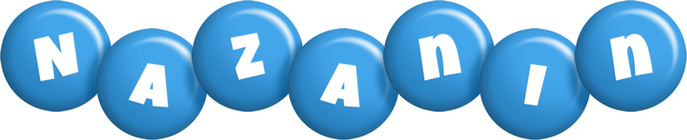 Nazanin candy-blue logo