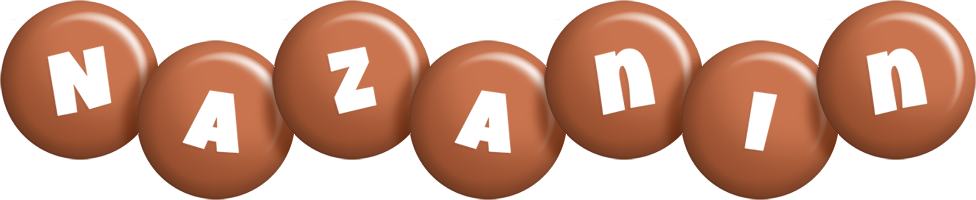 Nazanin candy-brown logo