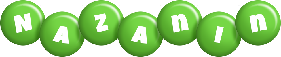 Nazanin candy-green logo