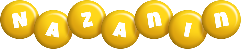 Nazanin candy-yellow logo