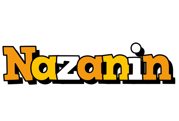 Nazanin cartoon logo