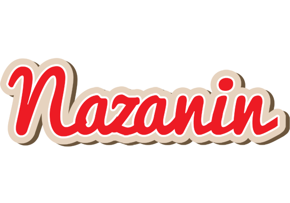 Nazanin chocolate logo