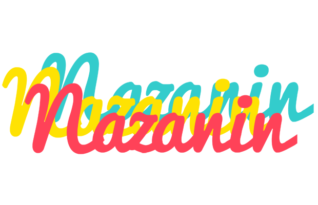 Nazanin disco logo