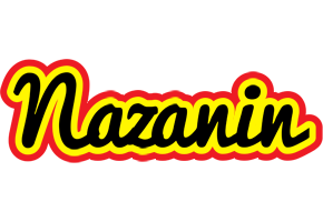 Nazanin flaming logo