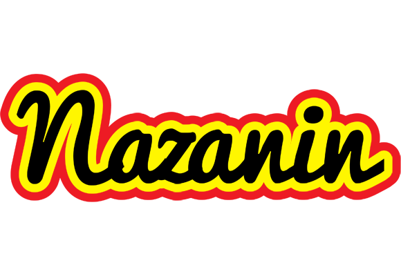 Nazanin flaming logo