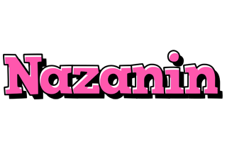 Nazanin girlish logo