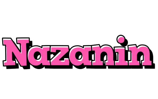 Nazanin girlish logo
