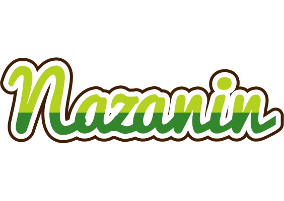 Nazanin golfing logo