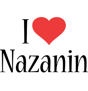 Nazanin i-love logo