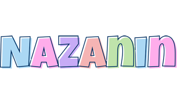 Nazanin pastel logo