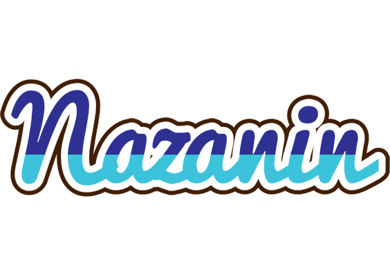 Nazanin raining logo