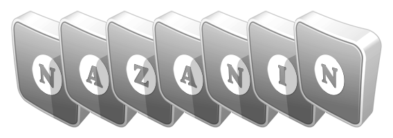 Nazanin silver logo