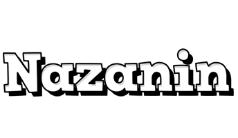 Nazanin snowing logo