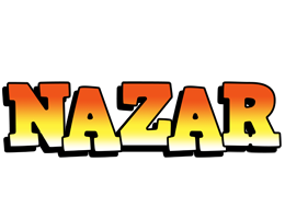 Nazar sunset logo