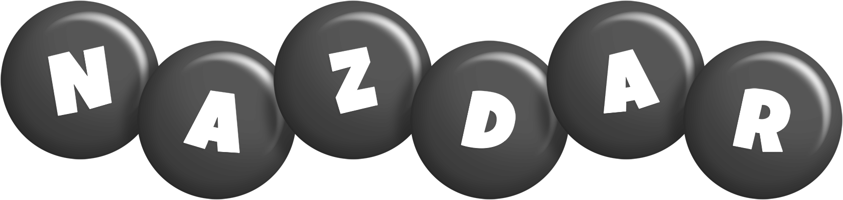 Nazdar candy-black logo