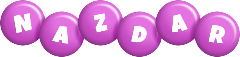 Nazdar candy-purple logo