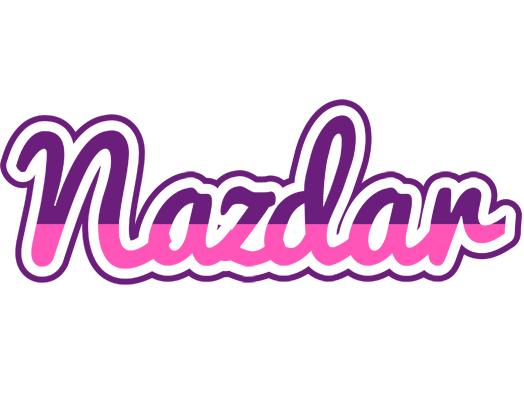 Nazdar cheerful logo